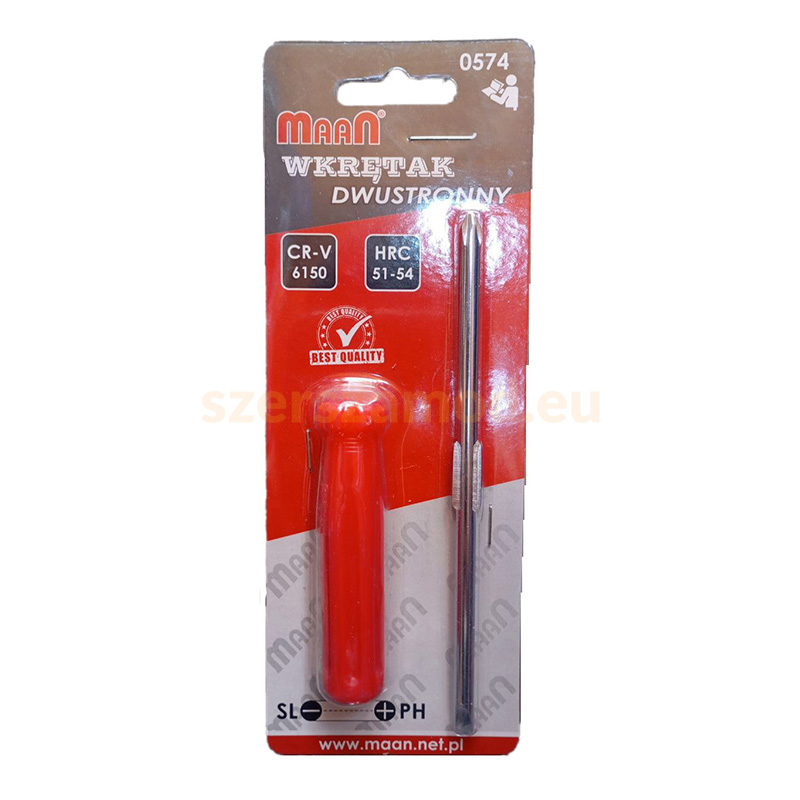 Cserélhető fejű csavarhúzó SL-, PH+