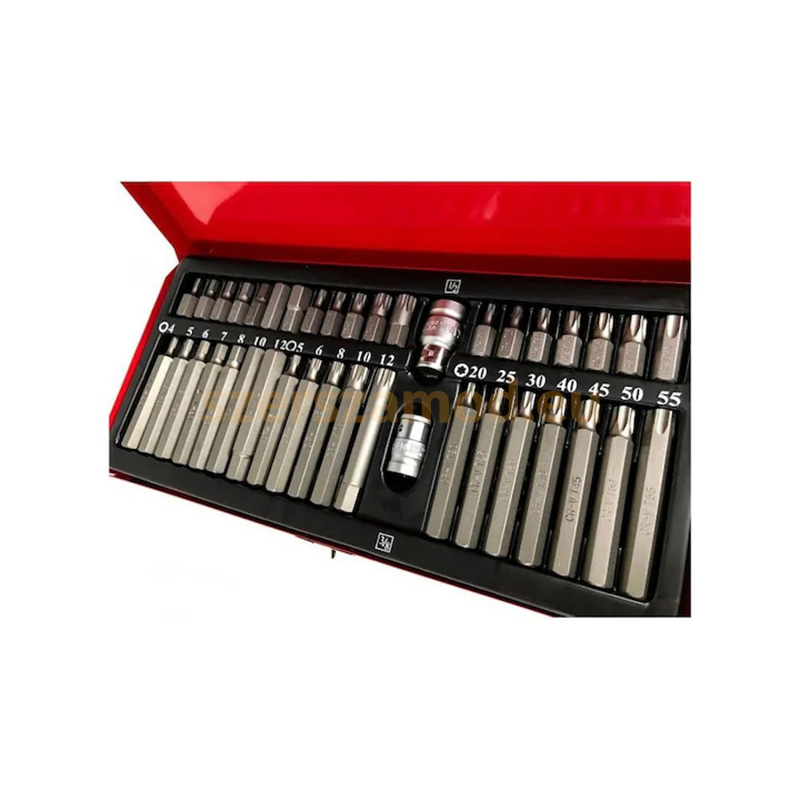 40 darabos speciális bitfej készlet – IMBUS, TORX, SPLINE - Image 2