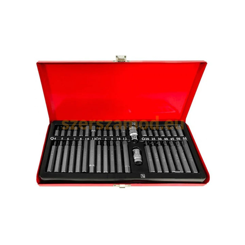 40 darabos speciális bitfej készlet – IMBUS, TORX, SPLINE