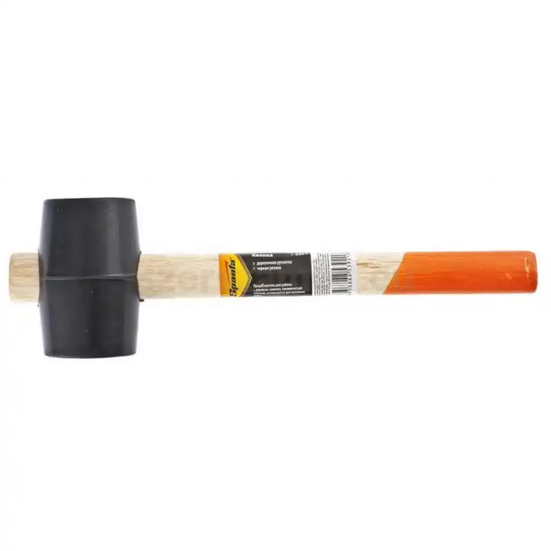 Kalapács Gumi 450 GR Fekete Fa Nyél