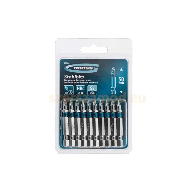 Behajtóhegy KLT PH1 x 50mm Acél 10db