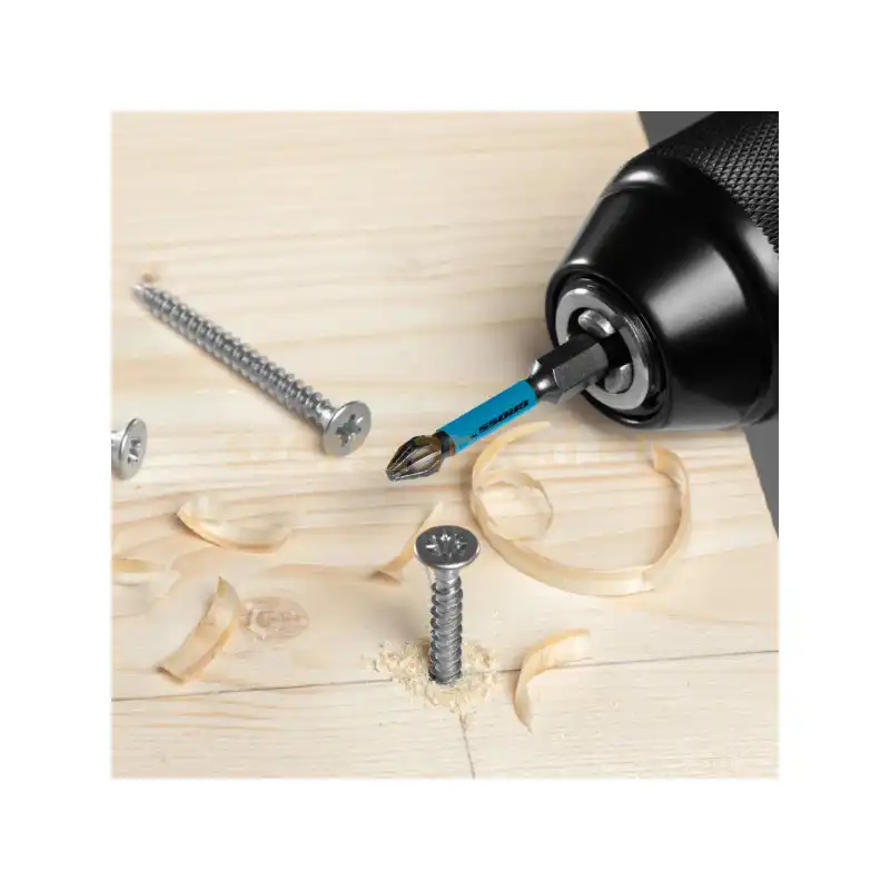 Behajtóhegy Torziós, Ütvefúróhoz PH2 x 50mm 10db - Image 6