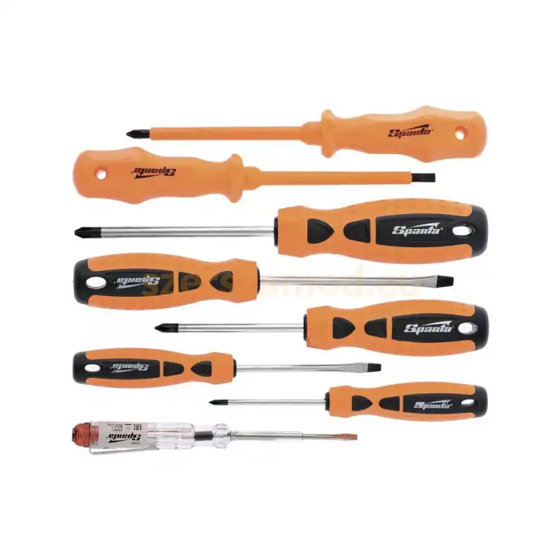 Csavarhúzó KLT 8db + 1db 220V Fáziskereső