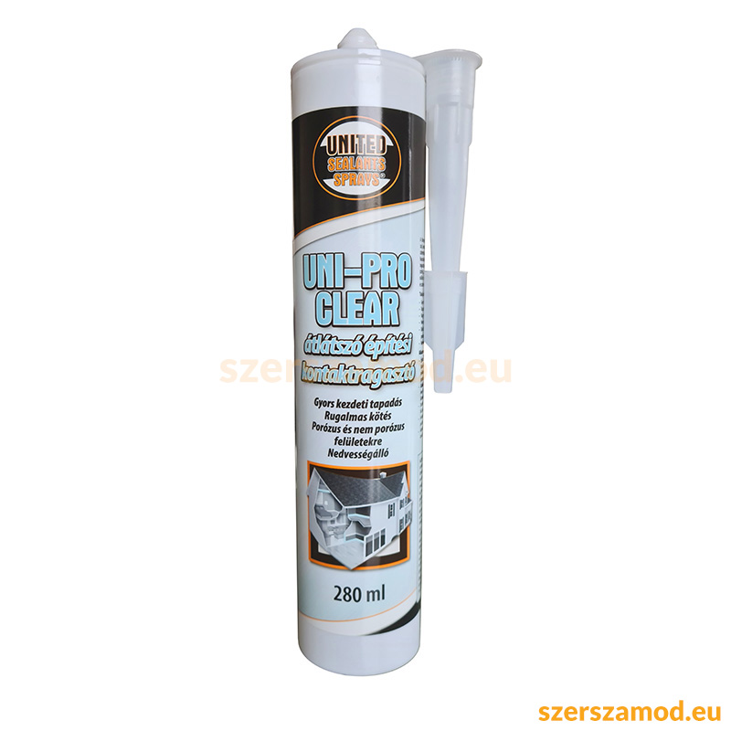 Uni-Pro Clear építési ragasztó 280ml