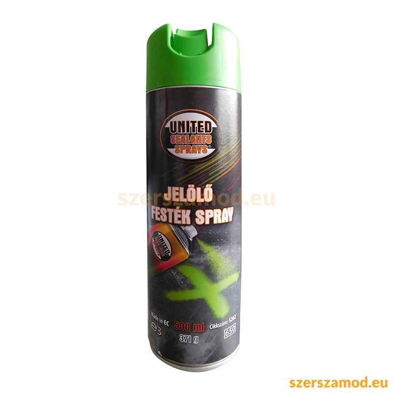Jelölő Festék spray 500ml zöld