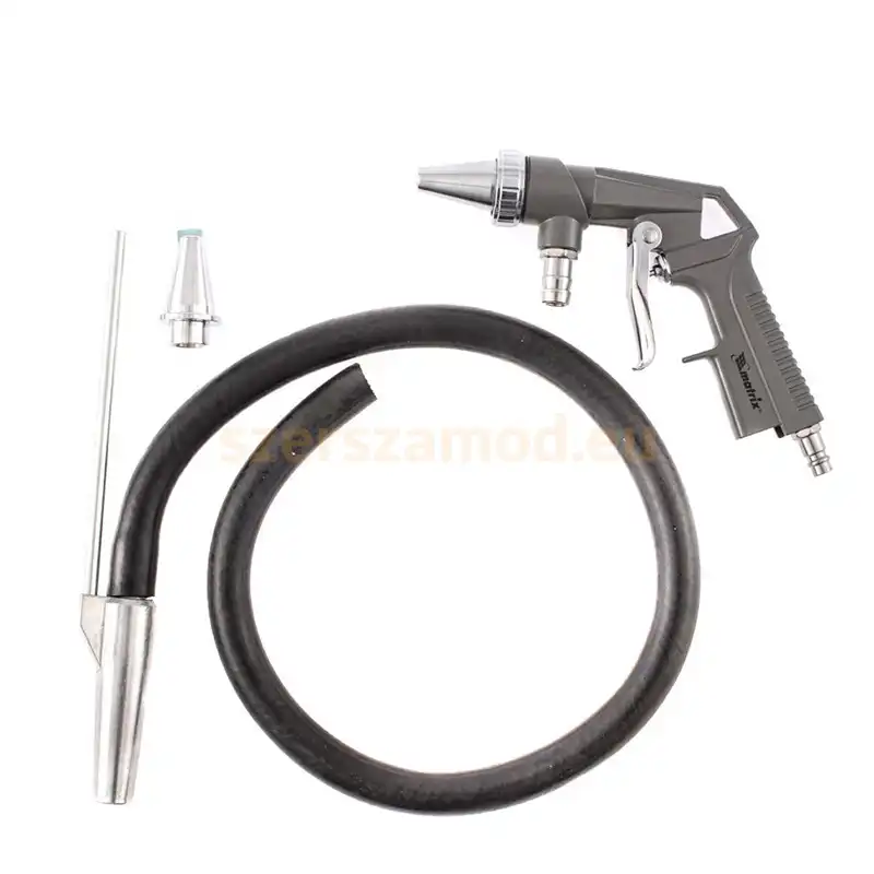 Homokfúvó pisztoly 1 M Tömlővel Kompresszorhoz
