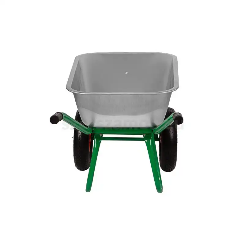 Talicska Horganyzott Puttonnyal,Két Kerekű 320kg 100L - Image 5