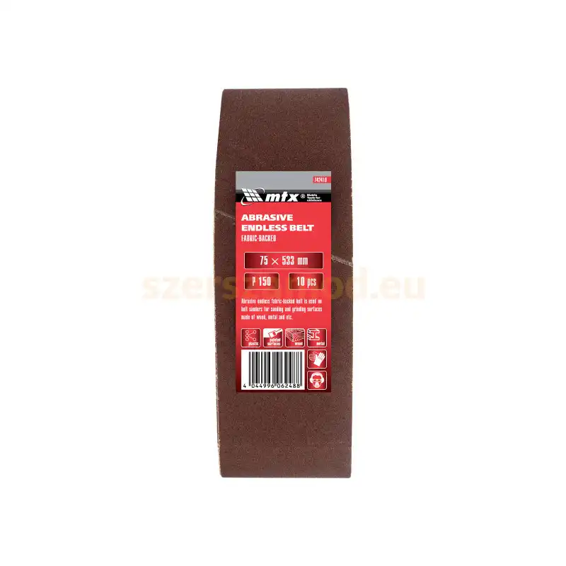 Csiszolóvászon végtelenített 75x533 P150 10 db MTX - Image 4