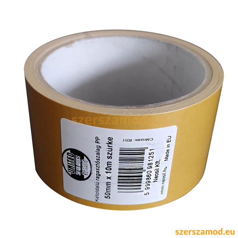 Kétoldalú ragasztószalag 50mm x 10m PP