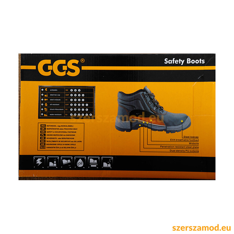 Bőr munkavédelmi bakancs S3 (39-48) - Image 6