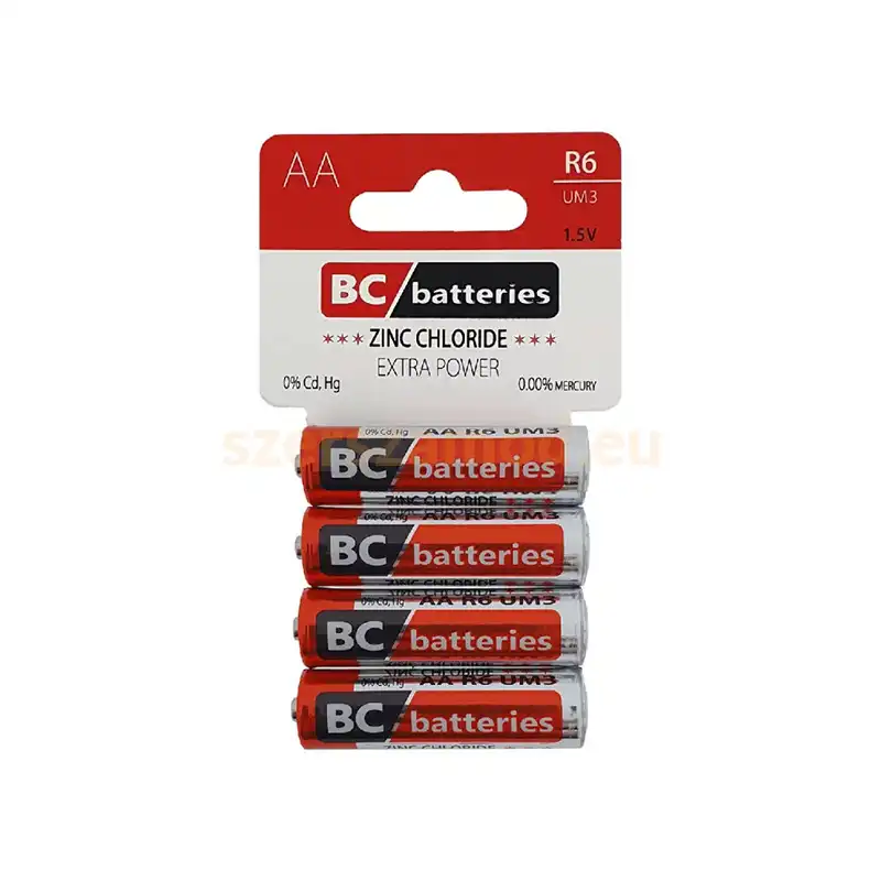 BC Extra Zinc Féltartós Ceruza Elem AA R6 B4 4db