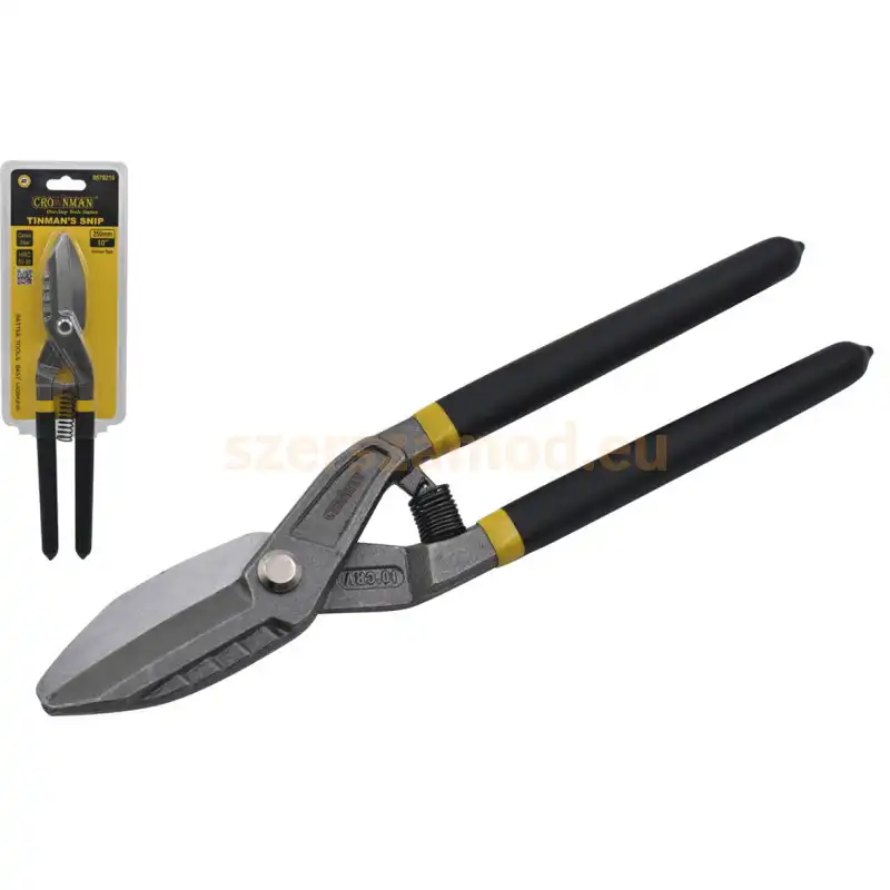 Lemezvágó Olló Bádogos Carbon PVC Markolattal 225mm