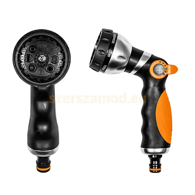 Locsolópisztoly 8-Funkciós Fém