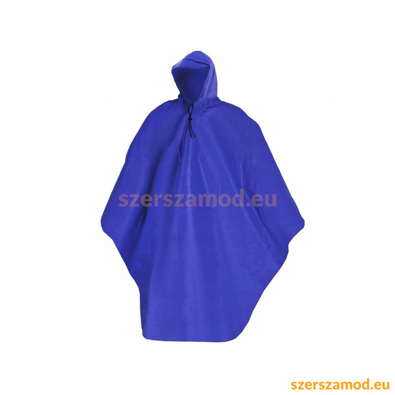 Esőköpeny pancho egyméretes (Zöld. sötétkék, világos kék, szürke, lila)