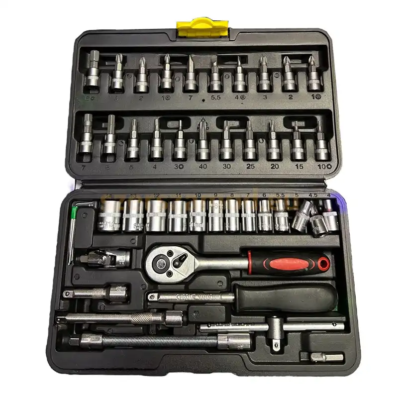 Dugókulcs, bitkészlet 46pcs