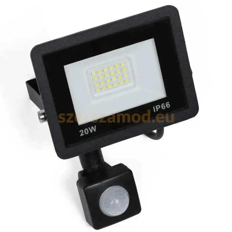 LED reflektor mozgásérzékelővel, 20W