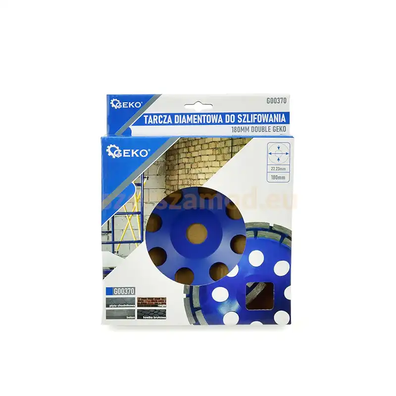 Kétsoros gyémánt csiszolókorong 180 x 22.23mm - Image 3