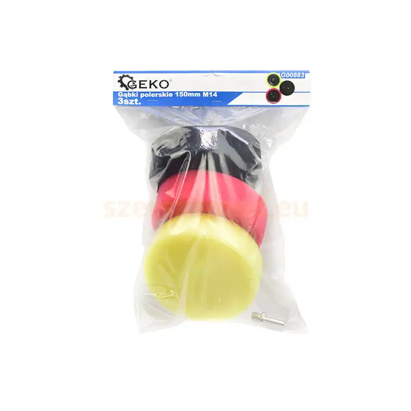 Polírozószivacs készlet 150mm M14, 3pcs