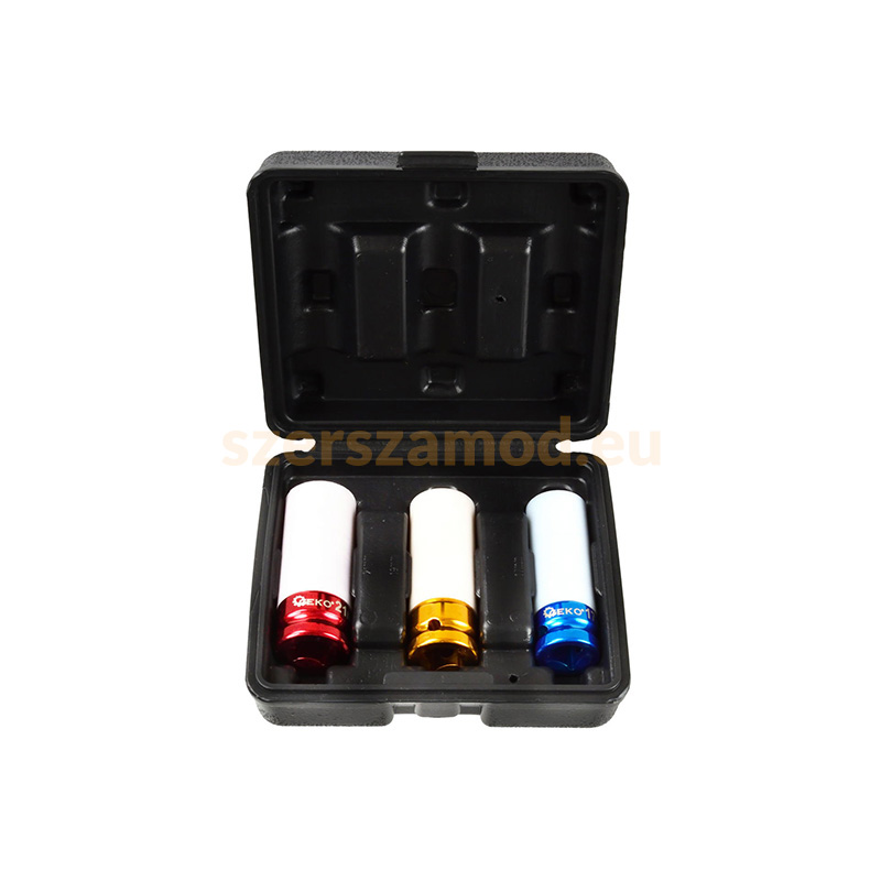 Professzionális dugókulcs készlet felnihez 3 részes 17, 19 ,21mm