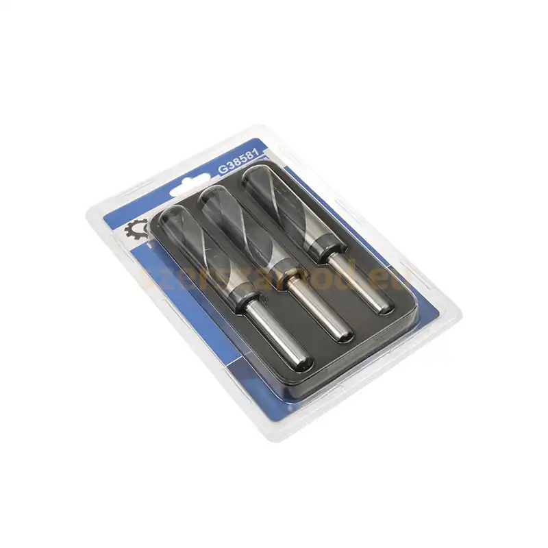 Szűkített szárú HSS csigafúró készlet 3pcs 22-25mm - Image 2