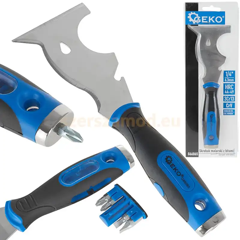 Profilozott festékkaparó bitekkel