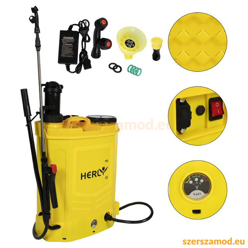 Akkumulátoros és kézi pumpás permetező 16l 2in1 - Image 5