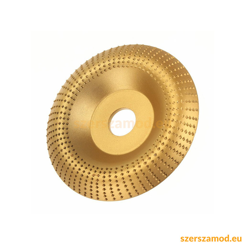 Fa, műanyag csiszoló korong sarokcsiszolóra ívelt 125x22,25mm