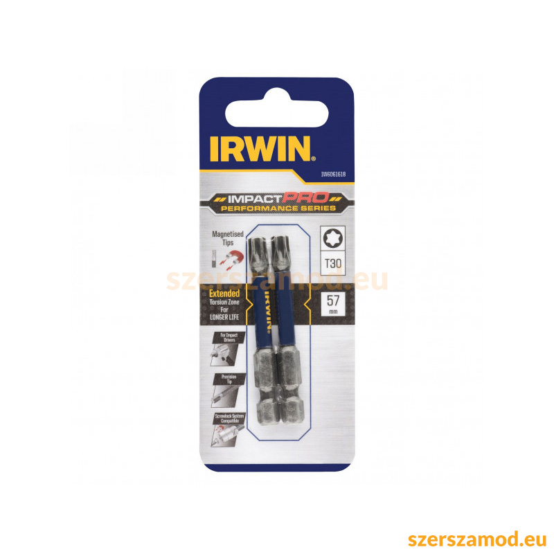 Bithegy torx T30 x 57 mm (2 db/cs) IMPACT PRO - Image 2