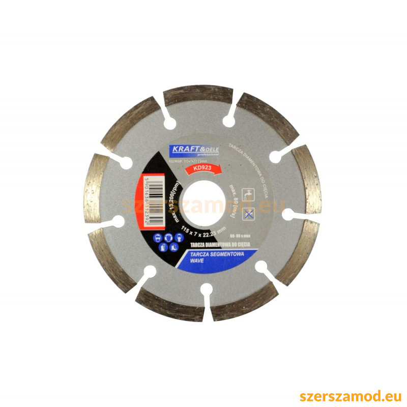 Gyémántvágó korong 115x7x22,23mm