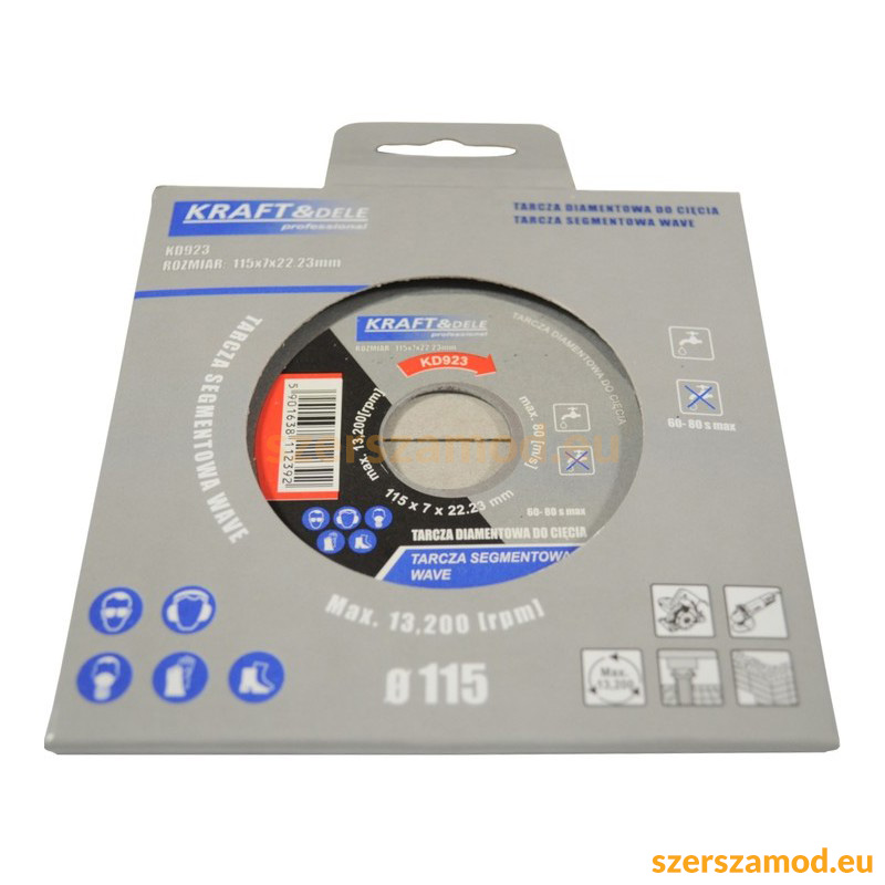 Gyémántvágó korong 115x7x22,23mm - Image 3