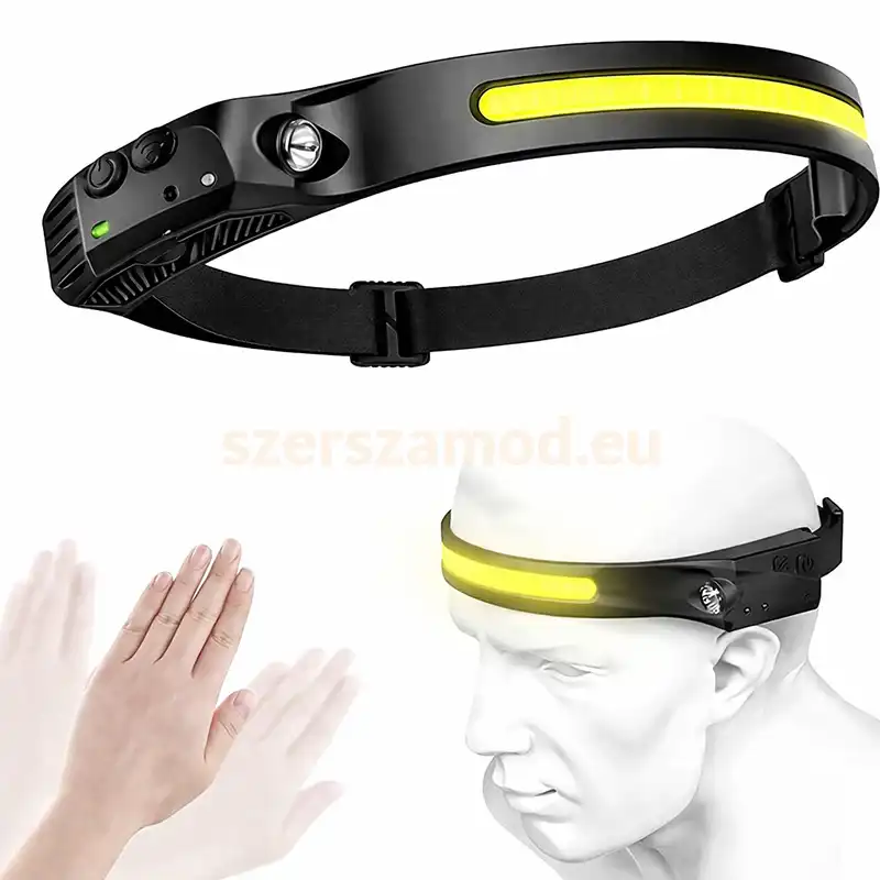 Fejlámpa érintésmentes kapcsolóval