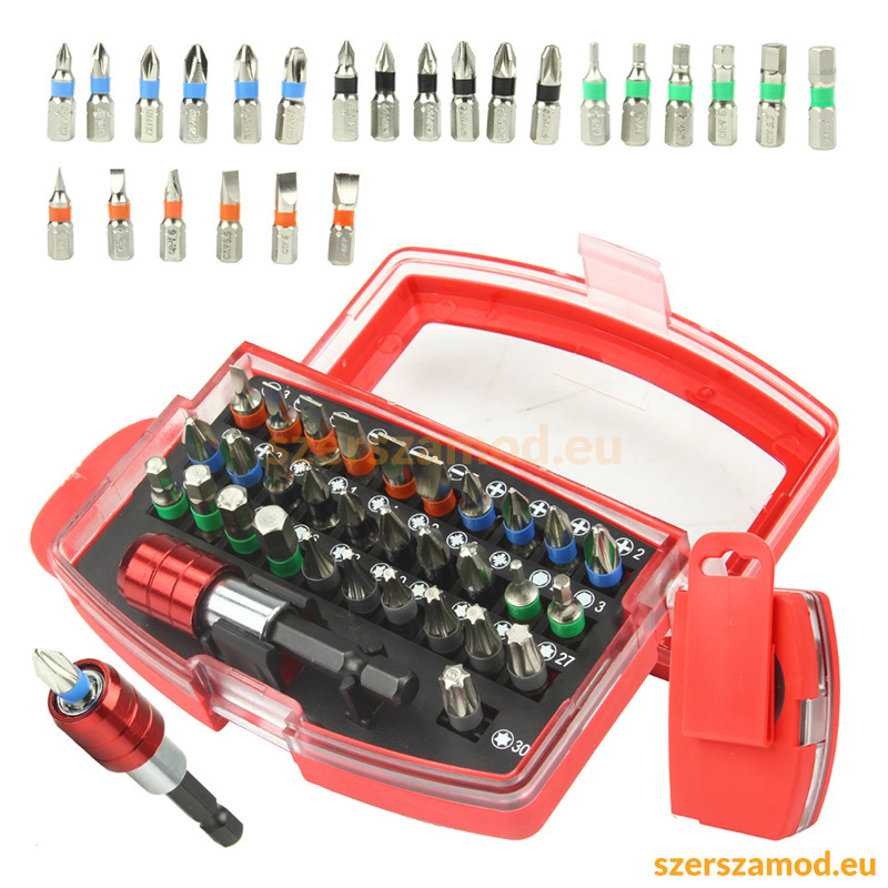 Csavarhúzó bit készlet 32db-os