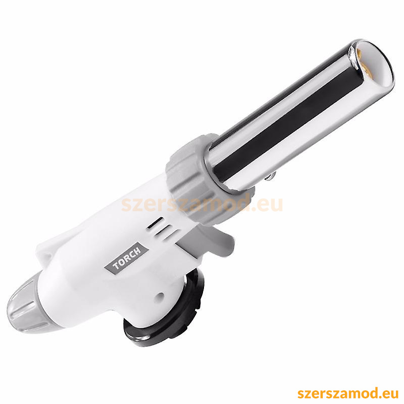 Gázforrasztó pisztoly fehér 1300c szikráztatóval