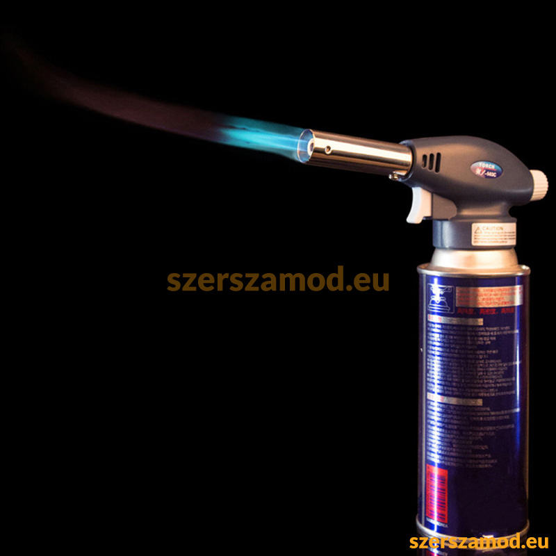 Gázforrasztó pisztoly fekete 1300c szikráztatóval