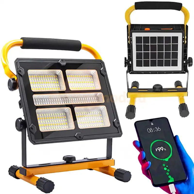 Multifunkciós Napelemes LED Lámpa és Power Bank 3600mAh - Image 3