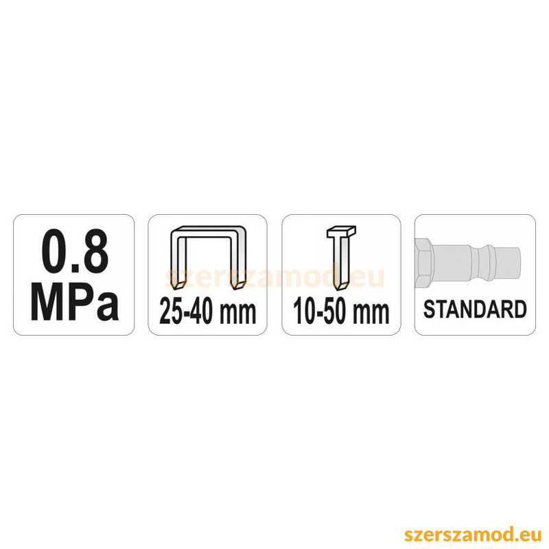 Pneumatikus tűzőgép 25-40 mm és szögbelövő 10-50 mm - Image 4
