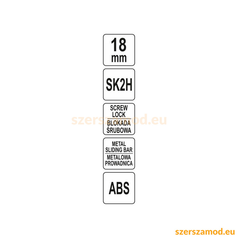 Törhető pengés kés extra éles 18 mm - Image 5