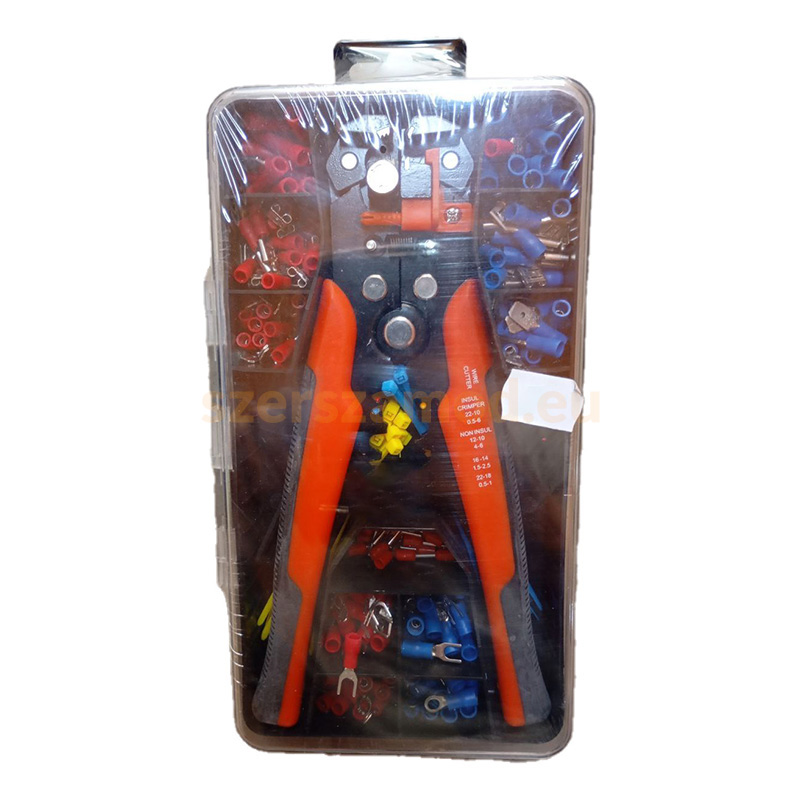 Blankoló, krimpelő fogókézlet 0,5-6mm