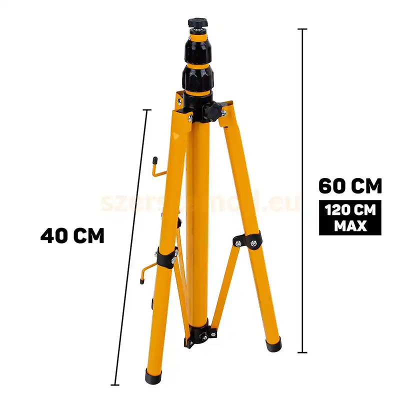 50W LED-es Reflektor Teleskópos Állványal És Kábellel - Image 15